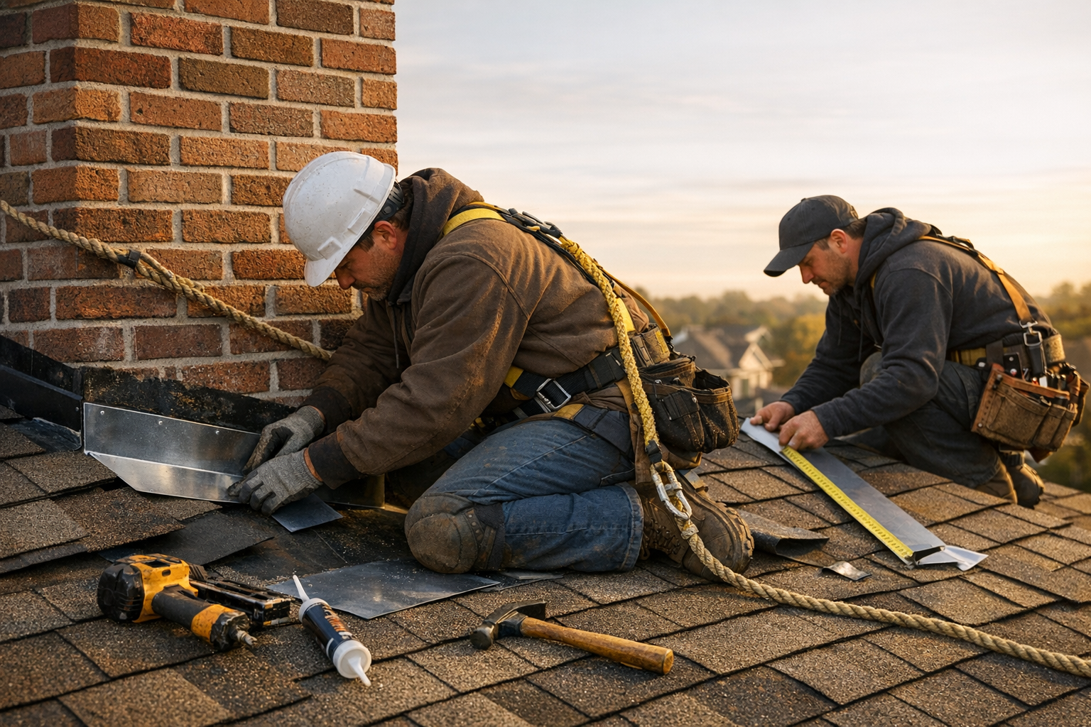 Roof Flashing Repairing